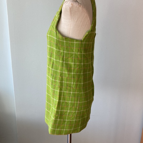 Vintage green plaid tank - Picture 6 of 8